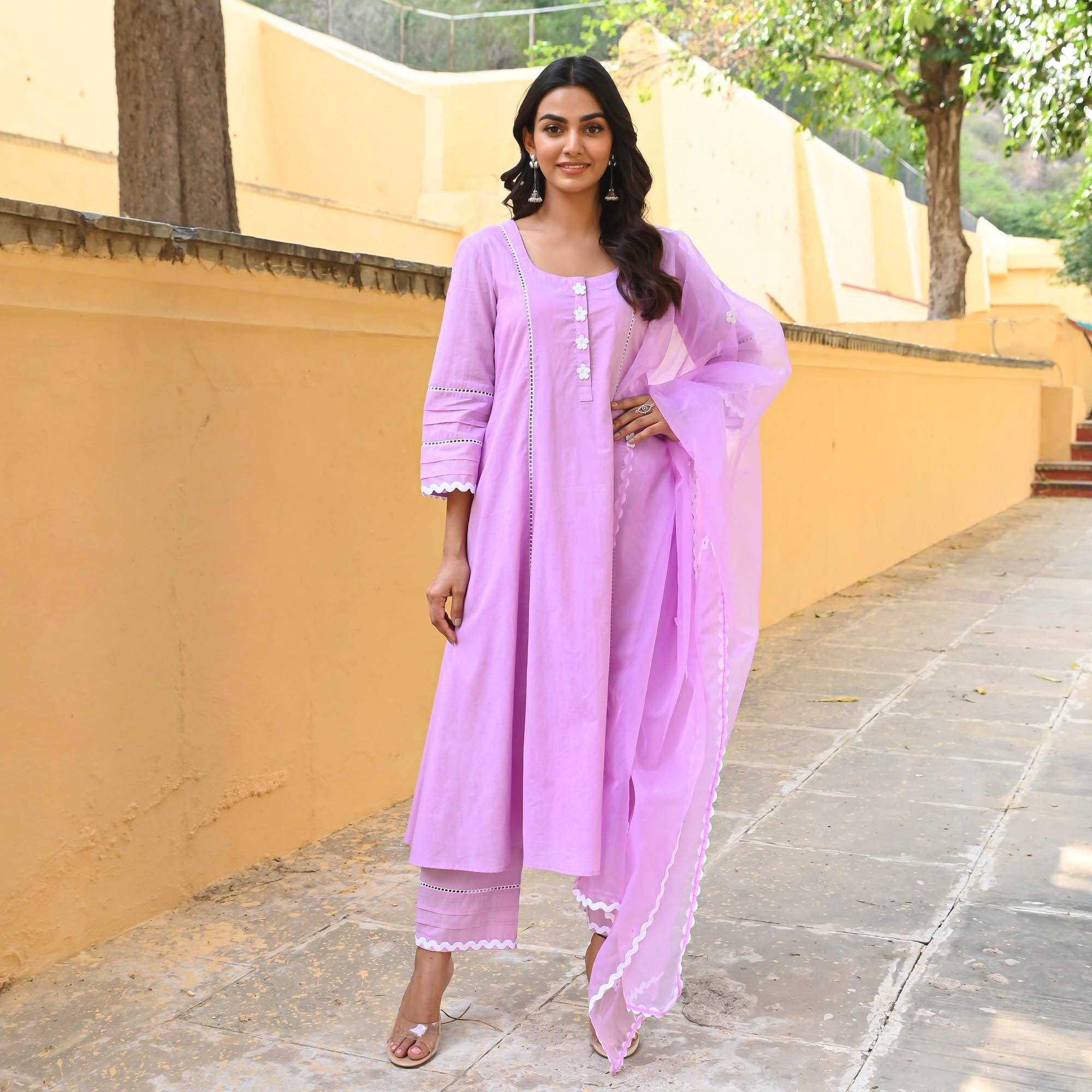 Raagini Purple Designer Ethnic Wear Suit Set For Women Online