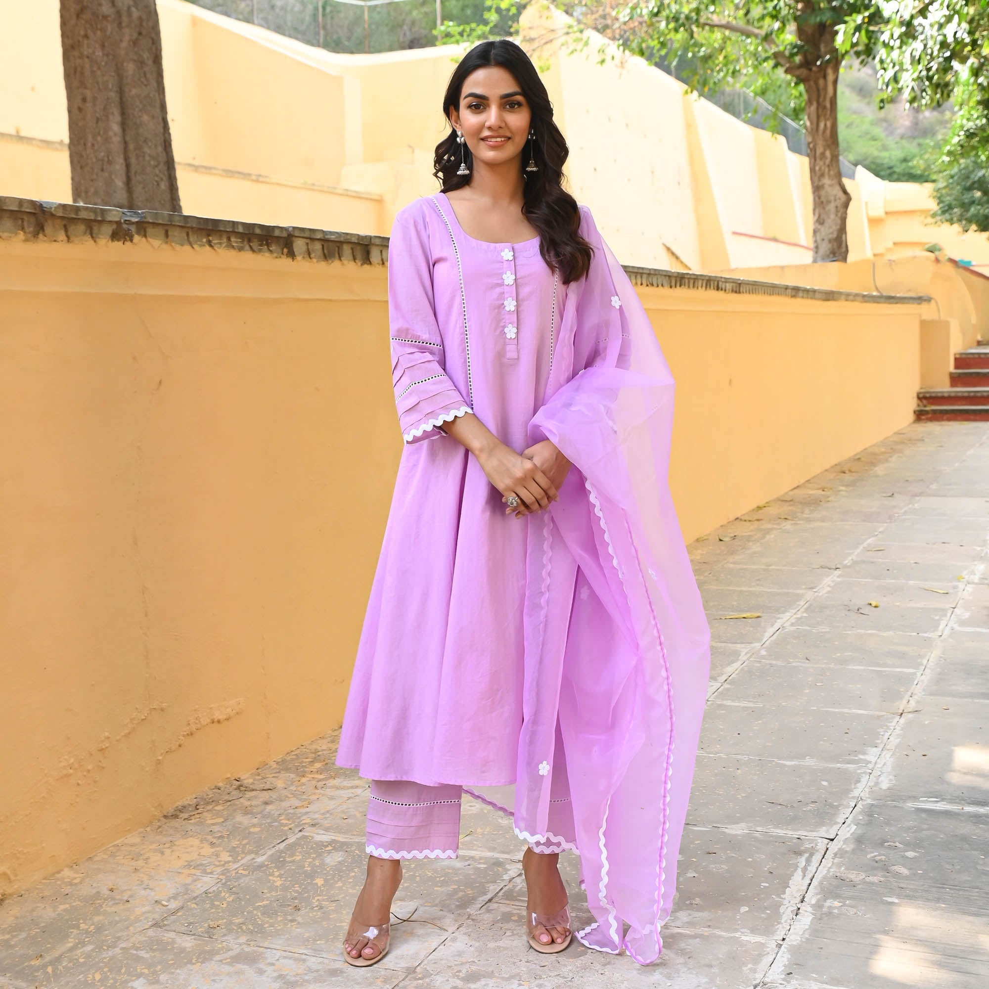 Raagini Purple Designer Ethnic Wear Suit Set For Women Online