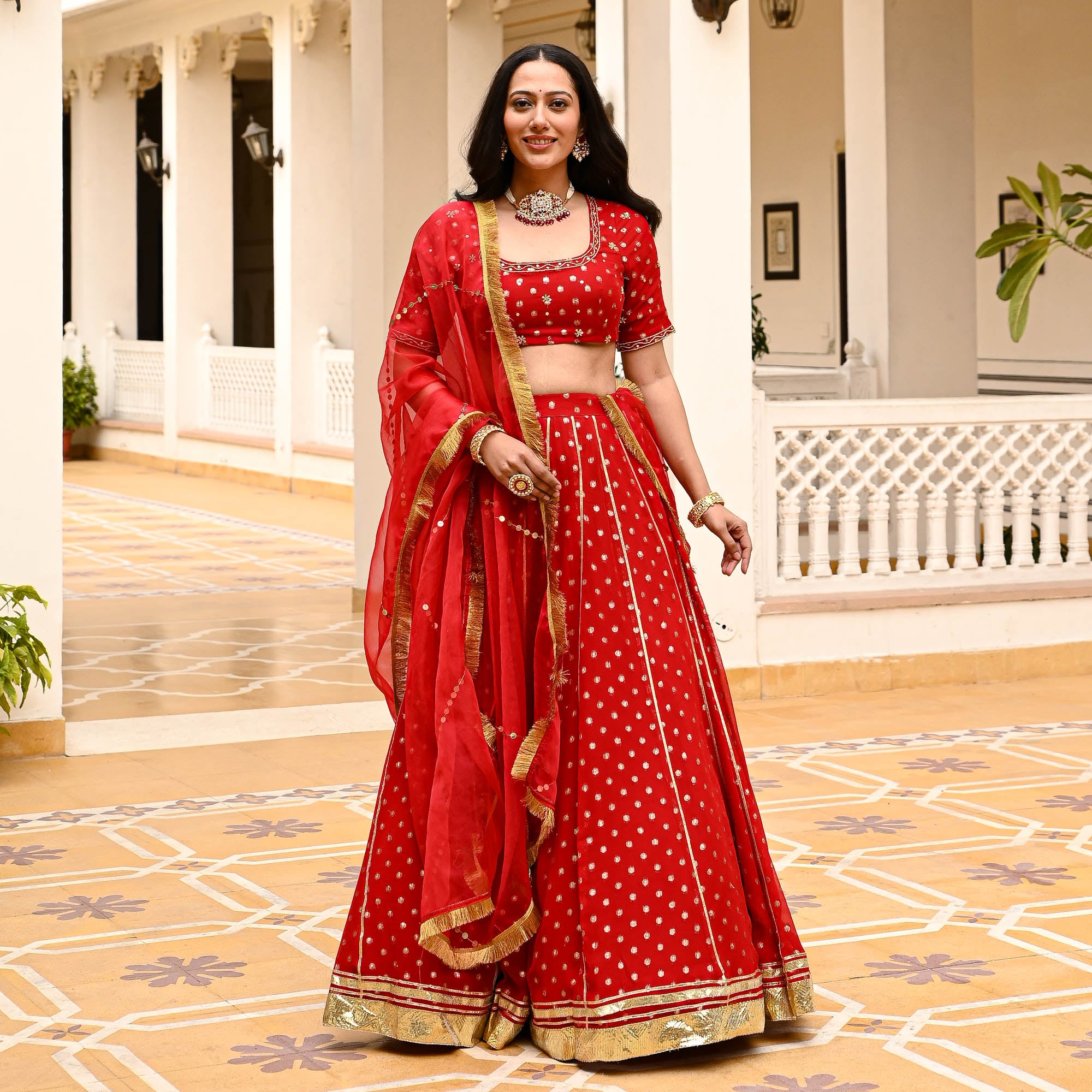 Saiyaan Red Designer Lehenga Set for Women Online