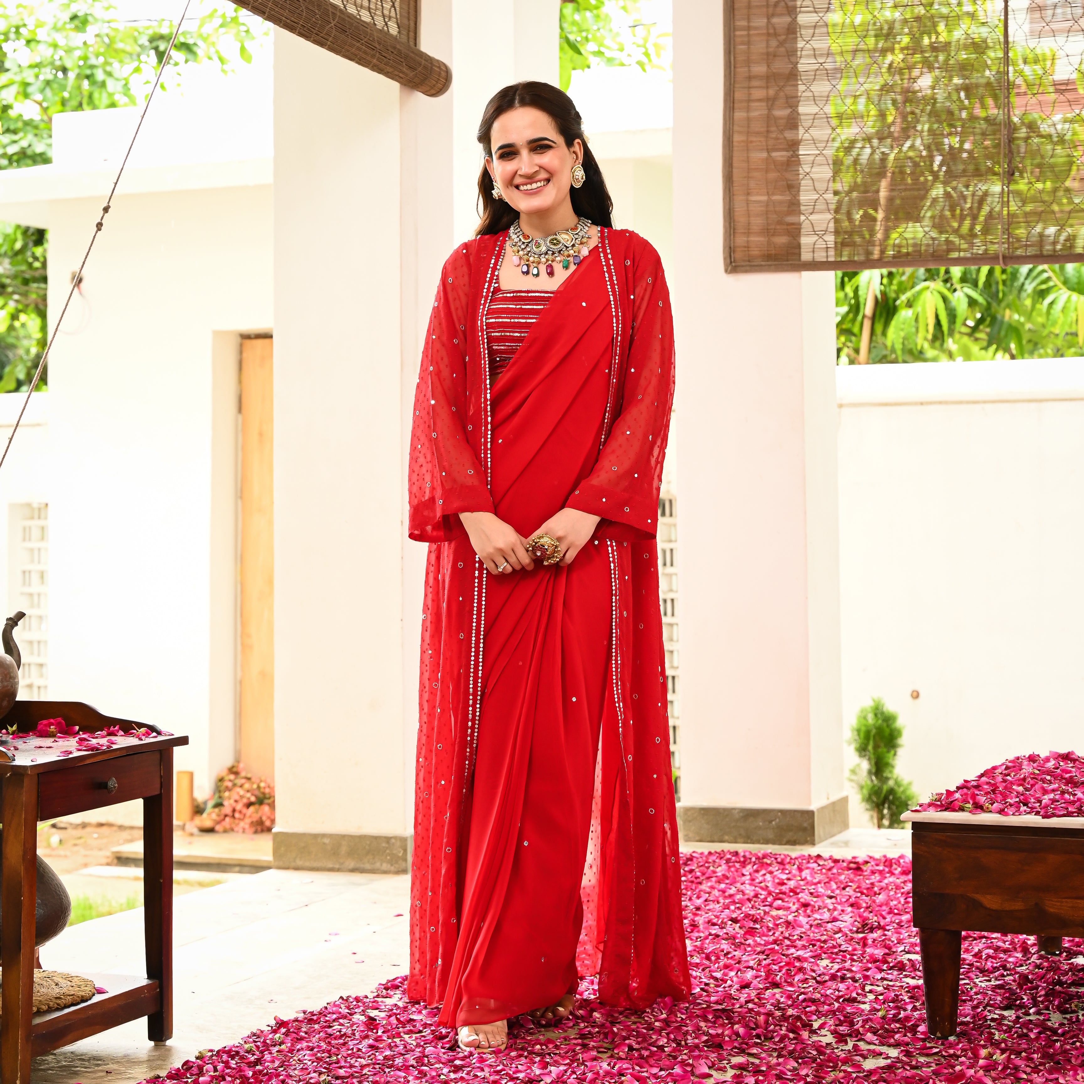 Surkh Laal Saree