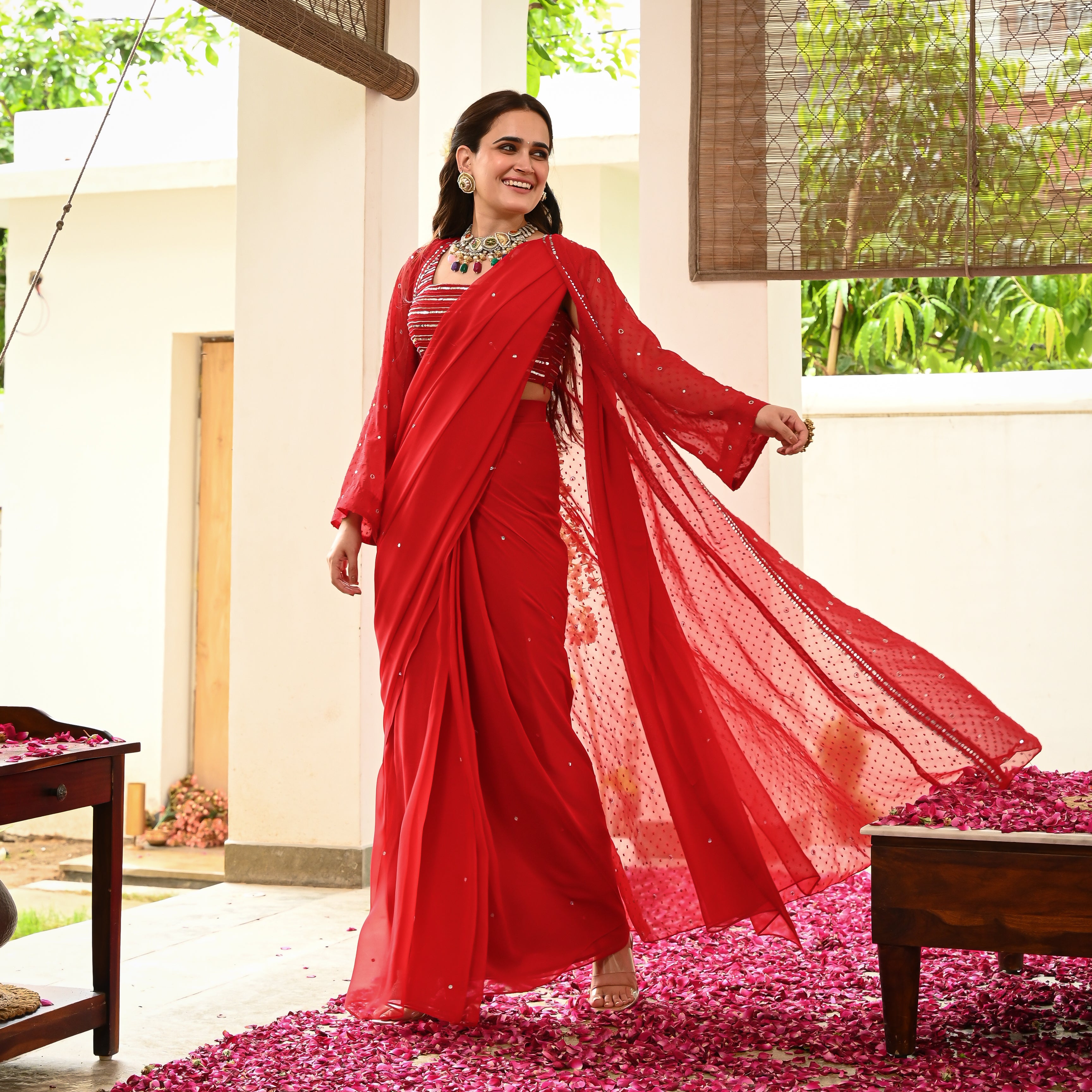 Surkh Laal Saree