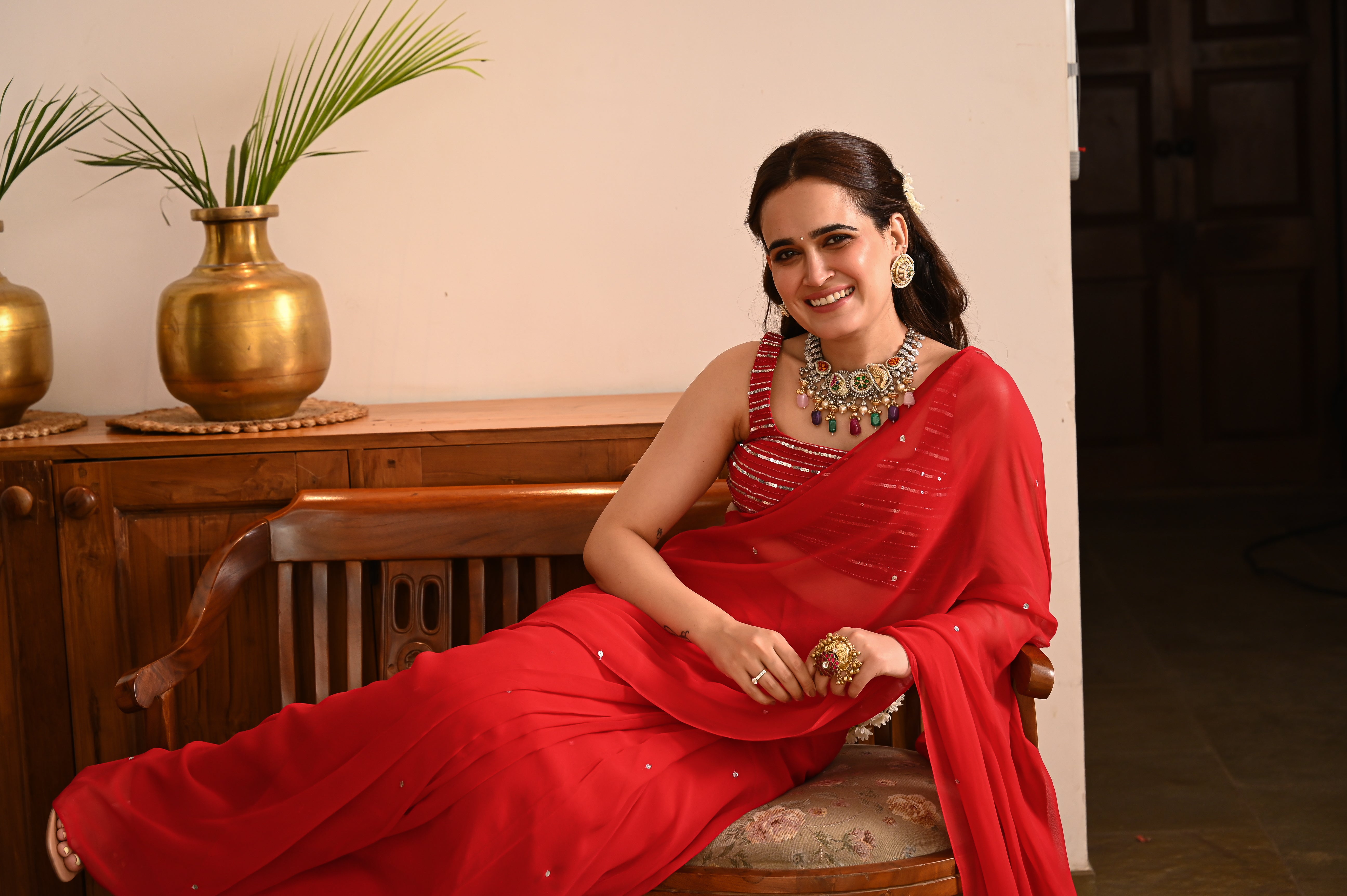 Surkh Laal Saree