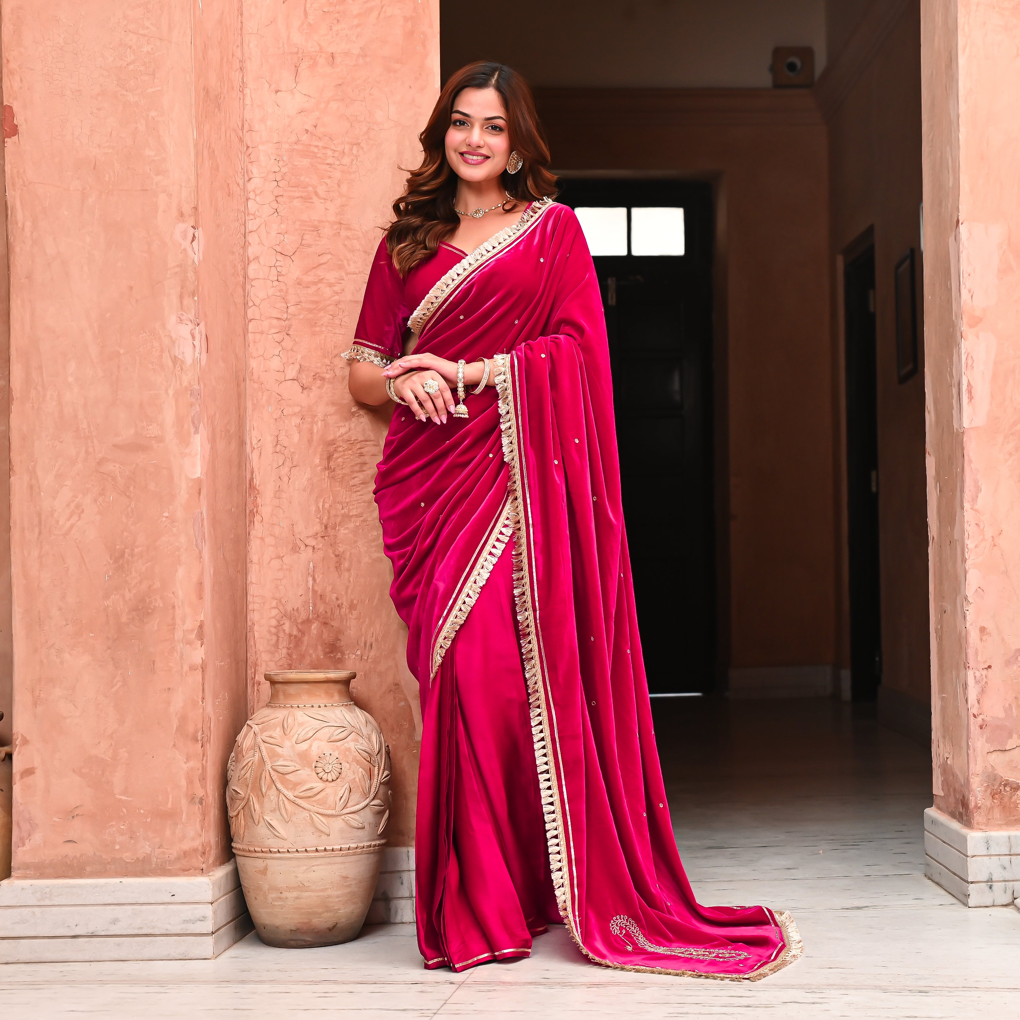 VARNIKA DRAPE SAREE