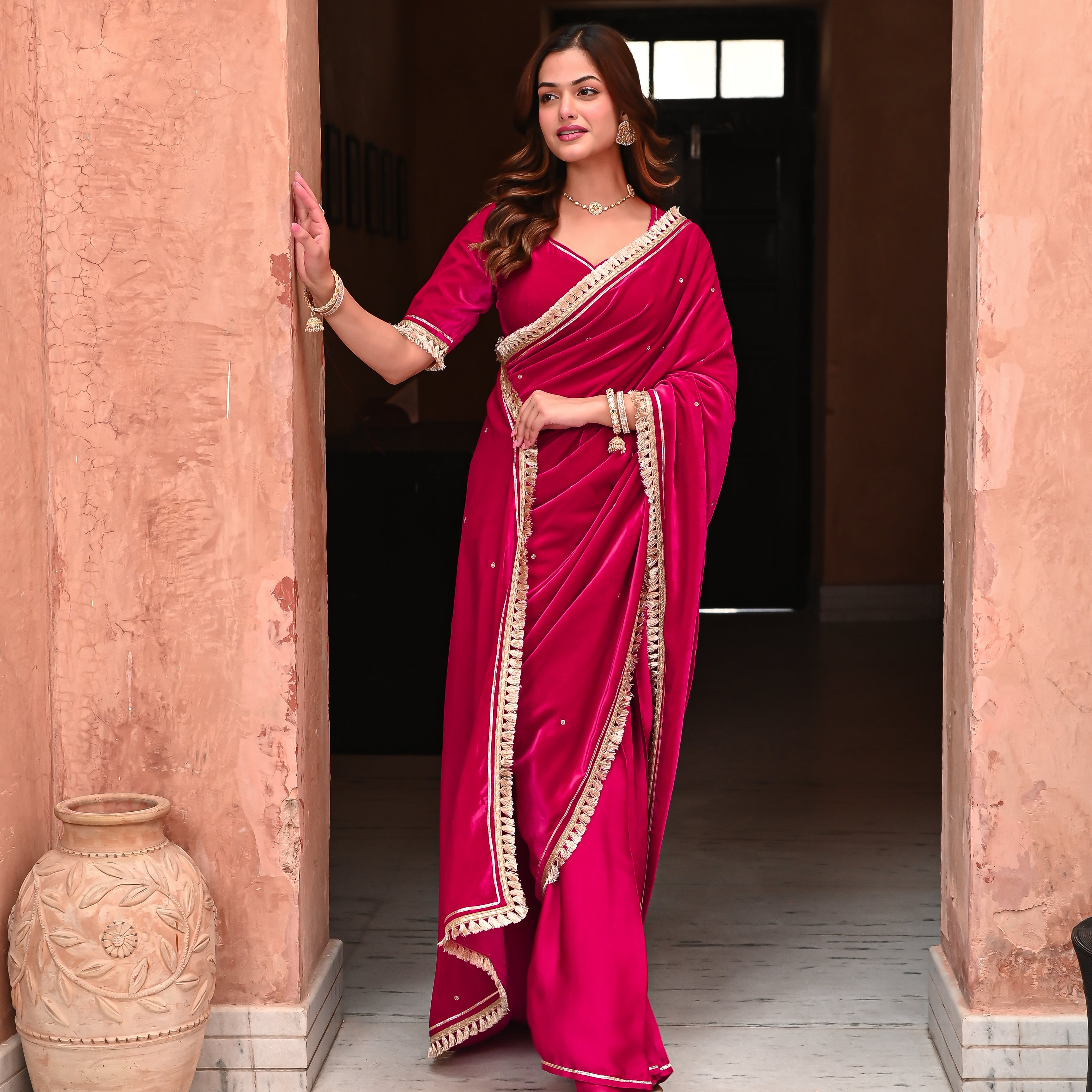 VARNIKA DRAPE SAREE