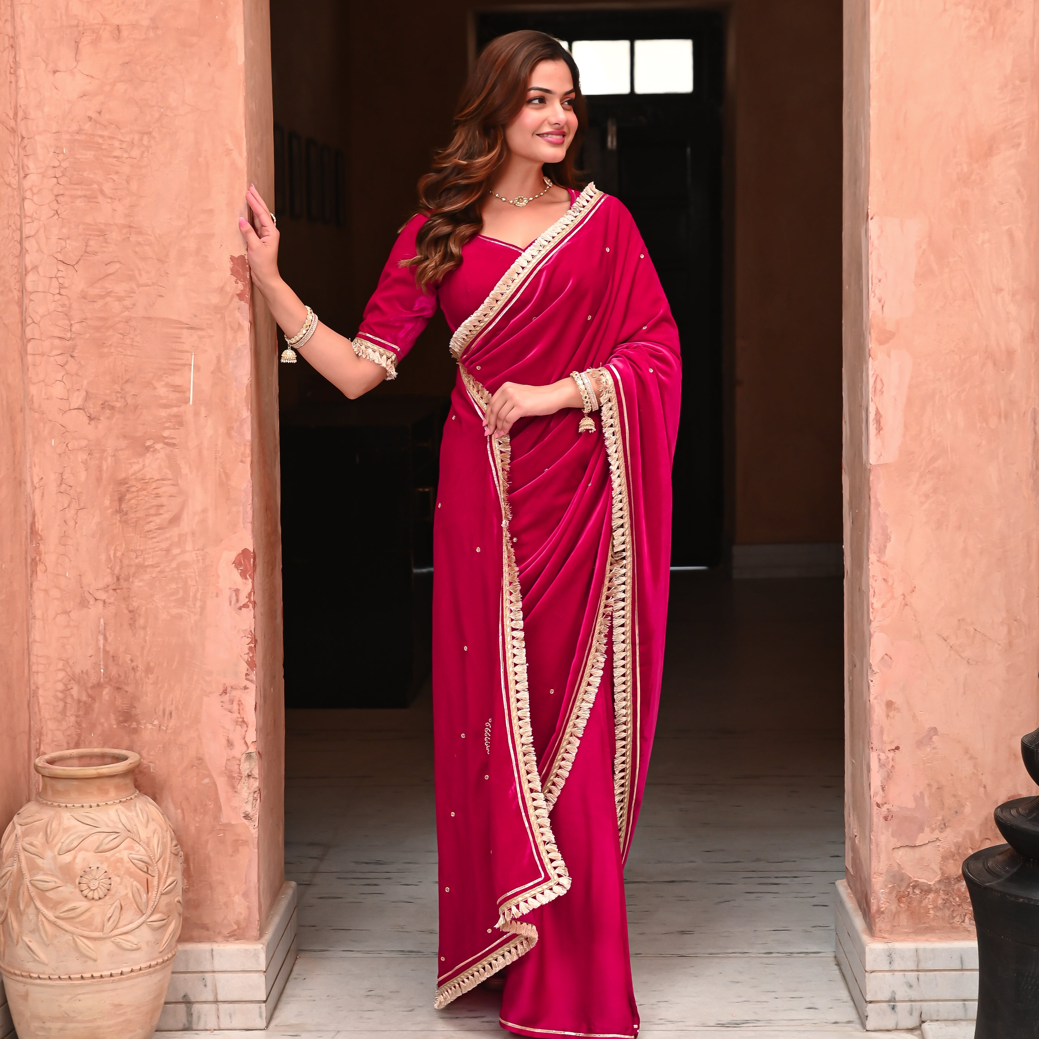 VARNIKA DRAPE SAREE