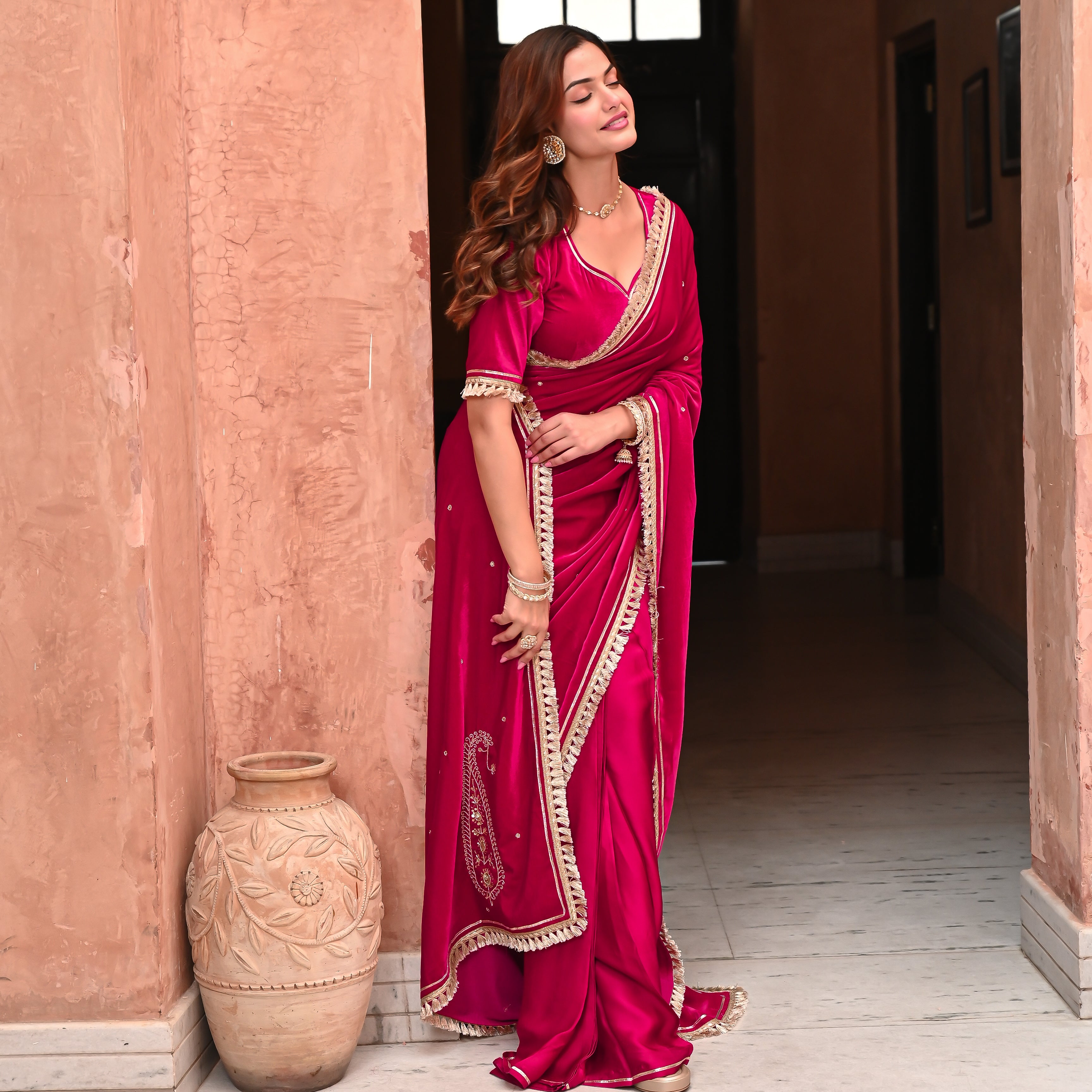 VARNIKA DRAPE SAREE