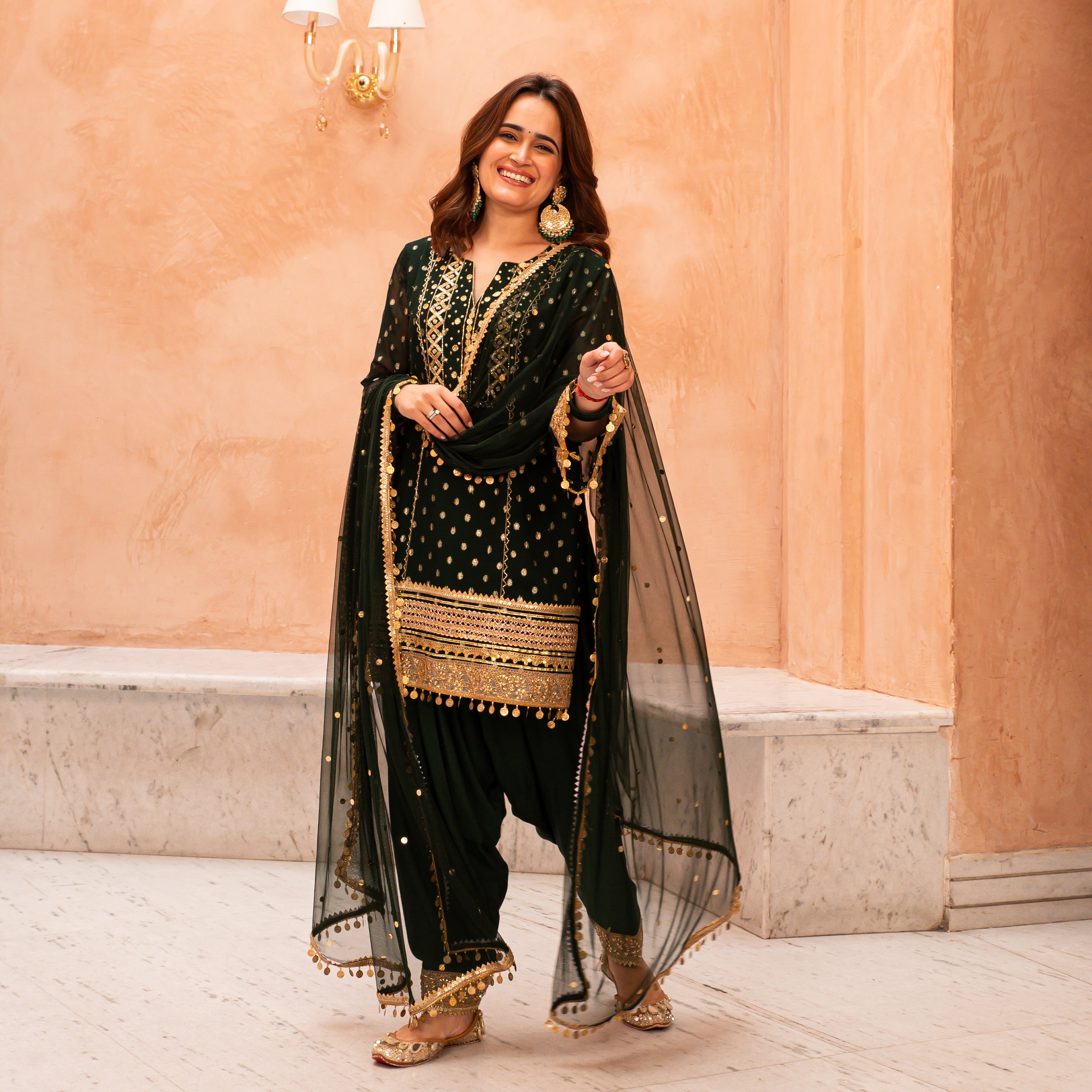 Naziya Designer Cotton Silk Suit Set for Women Online