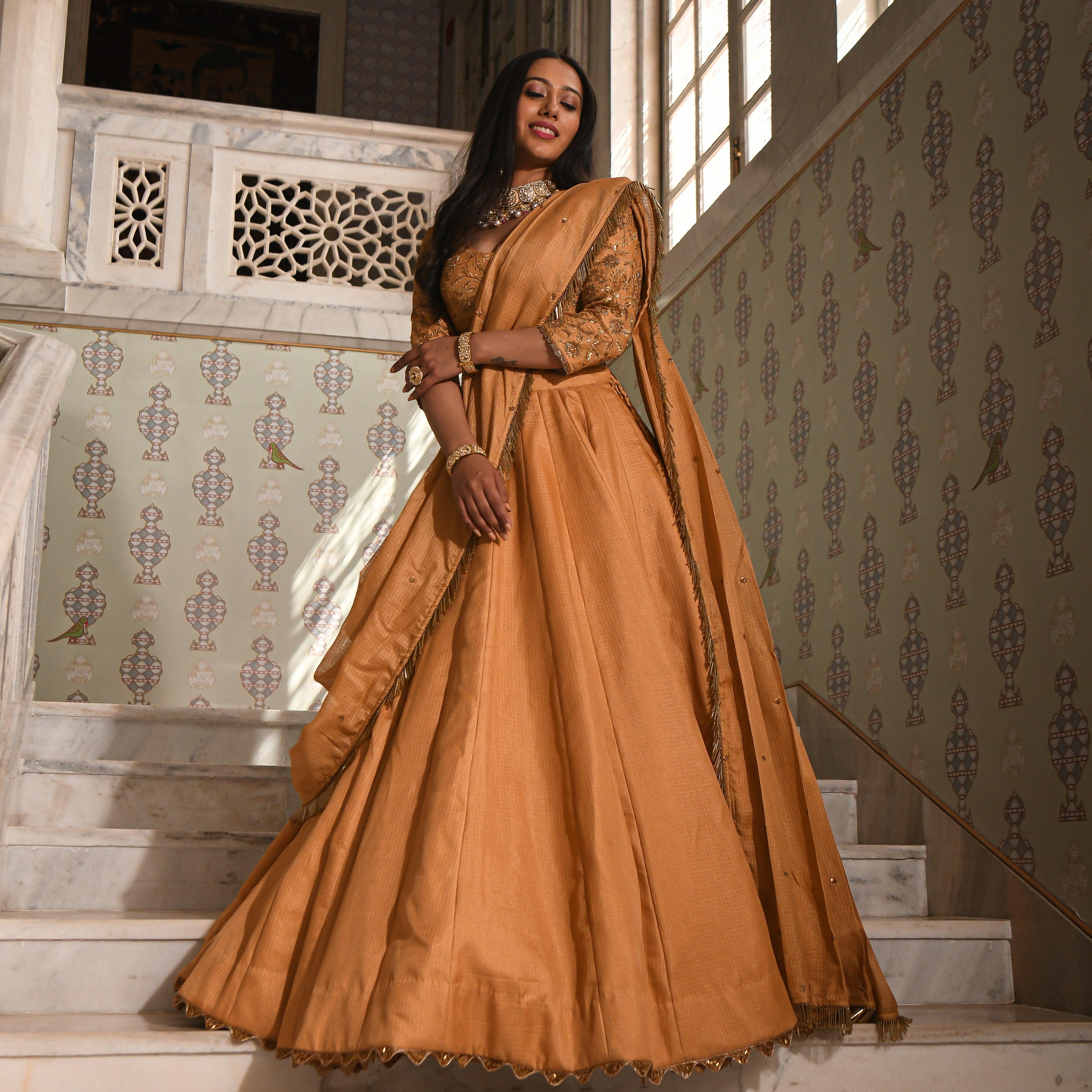 Inaaya Hand Embroidered Designer Lehenga Set For Women Online