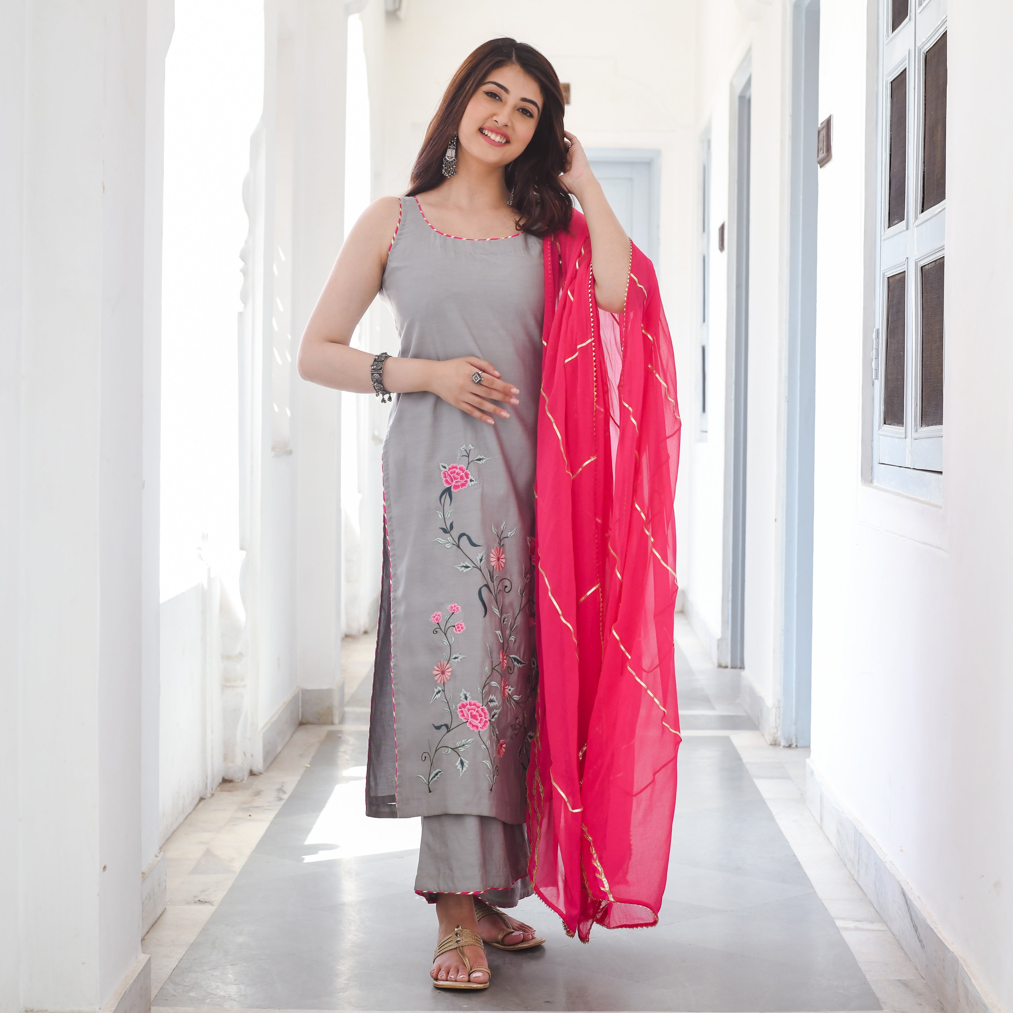 Dark Grey And Pink Colour Combination Dresses Buy UrbanStree Jasodhara Designer Traditional Suit Set For Women Online Dark Grey And Pink Colour Combination Dresses Buy UrbanStree Jasodhara Designer Traditional Suit Set For Women Online
