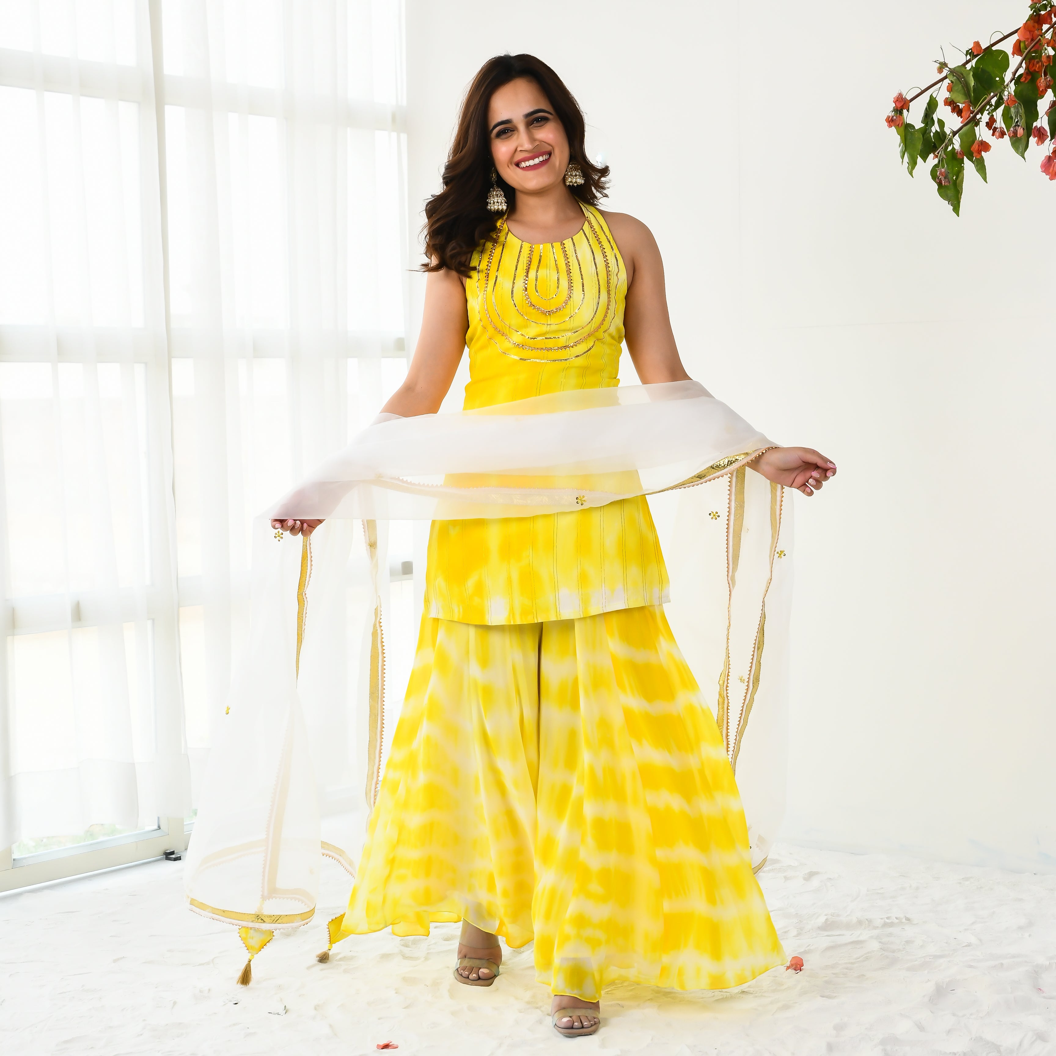Rangkari Yellow Designer Ethnic Wear Suit Set For Women Online