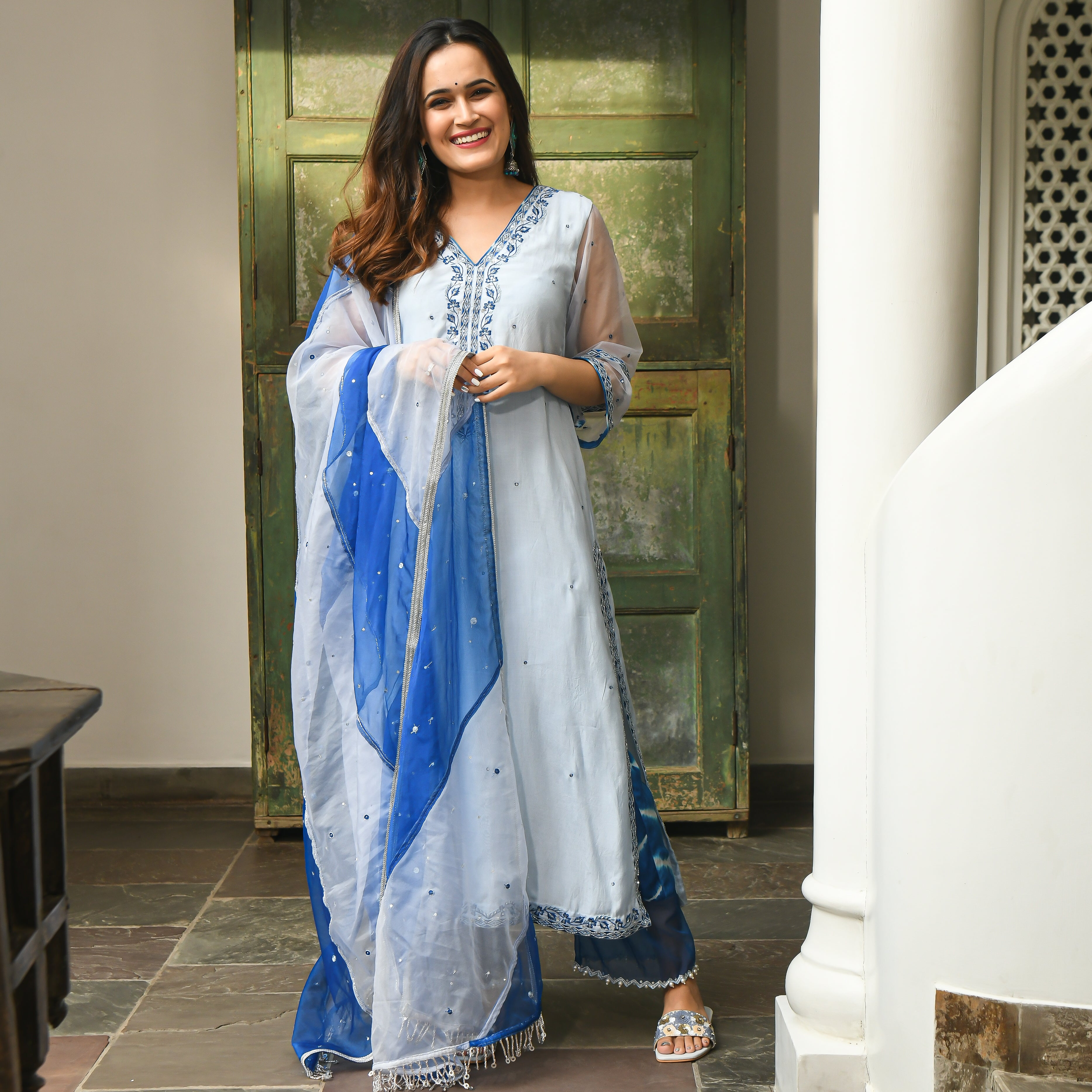  Neela Designer Ethnic Wear Silk Suit Set For Women Online