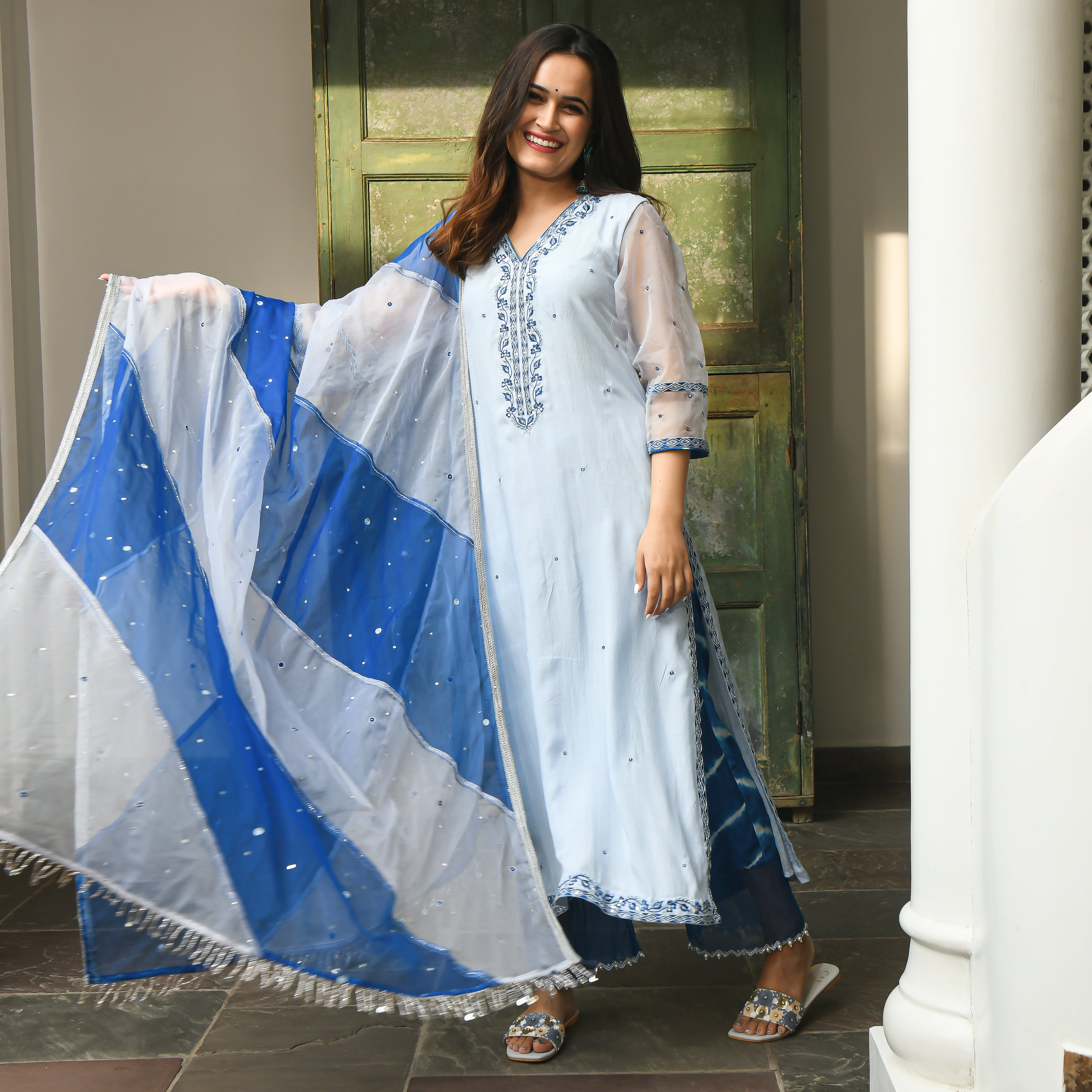  Neela Designer Ethnic Wear Silk Suit Set For Women Online