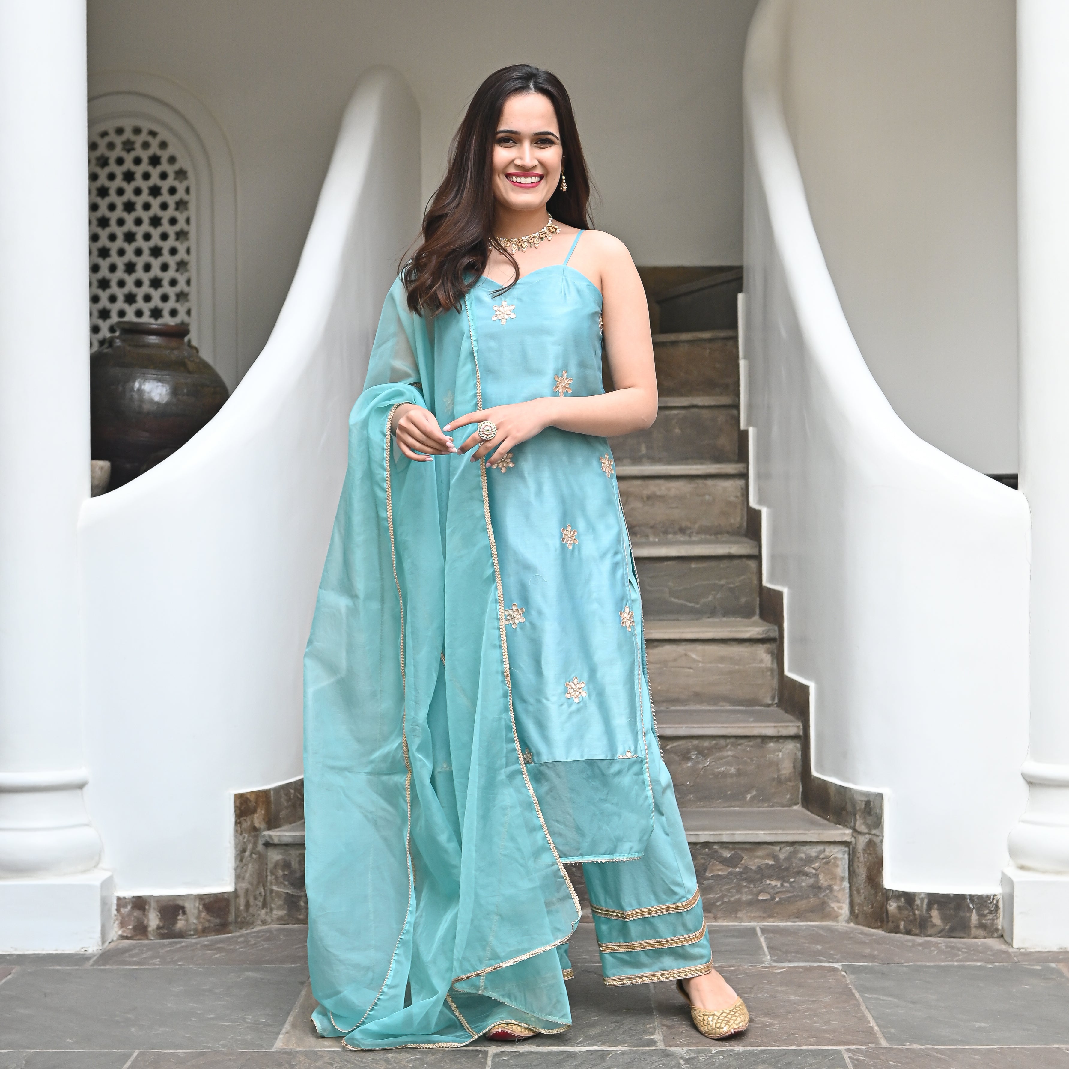  Naina Designer Ethnic Wear Cut Sleeve Suit Set For Women Online