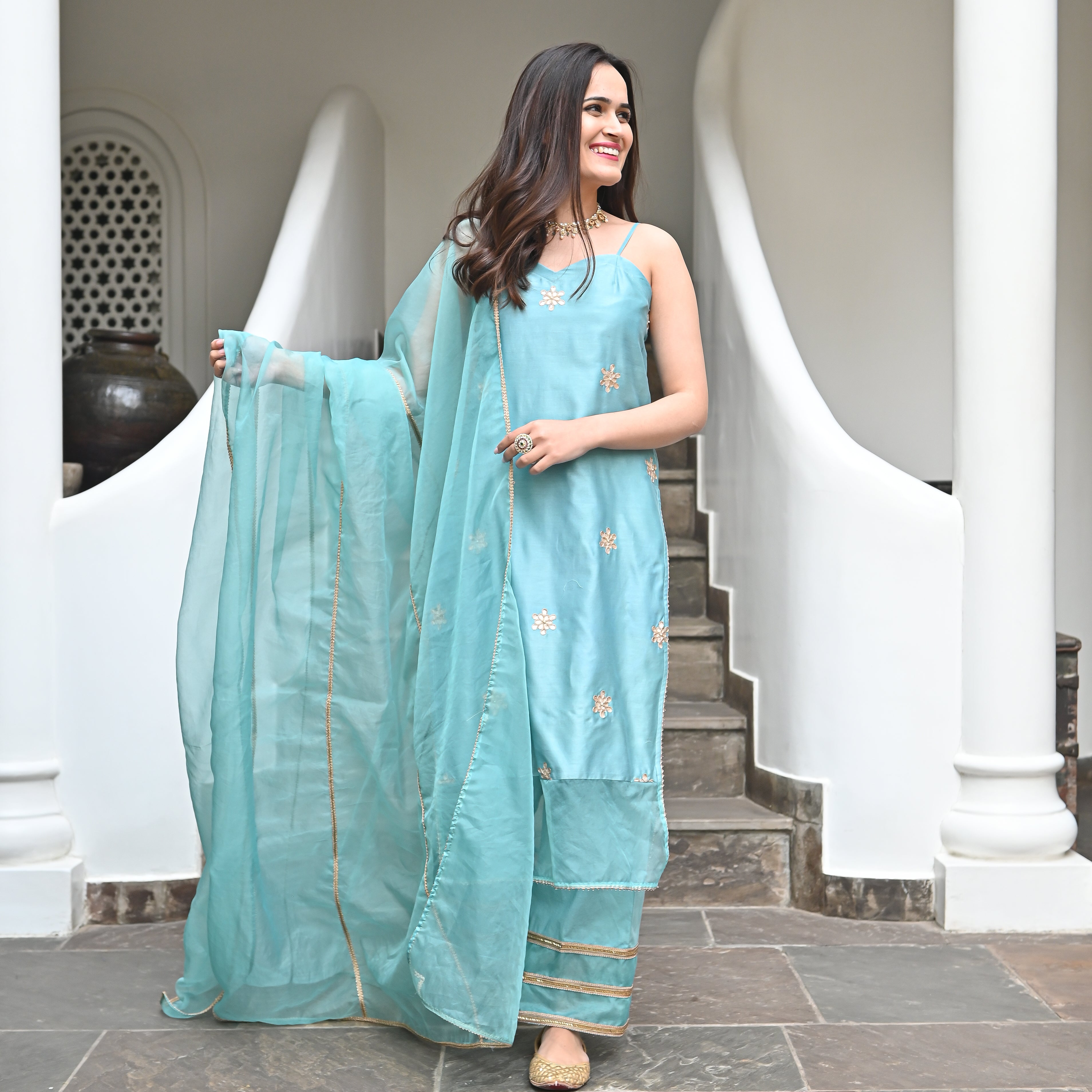  Naina Designer Ethnic Wear Cut Sleeve Suit Set For Women Online