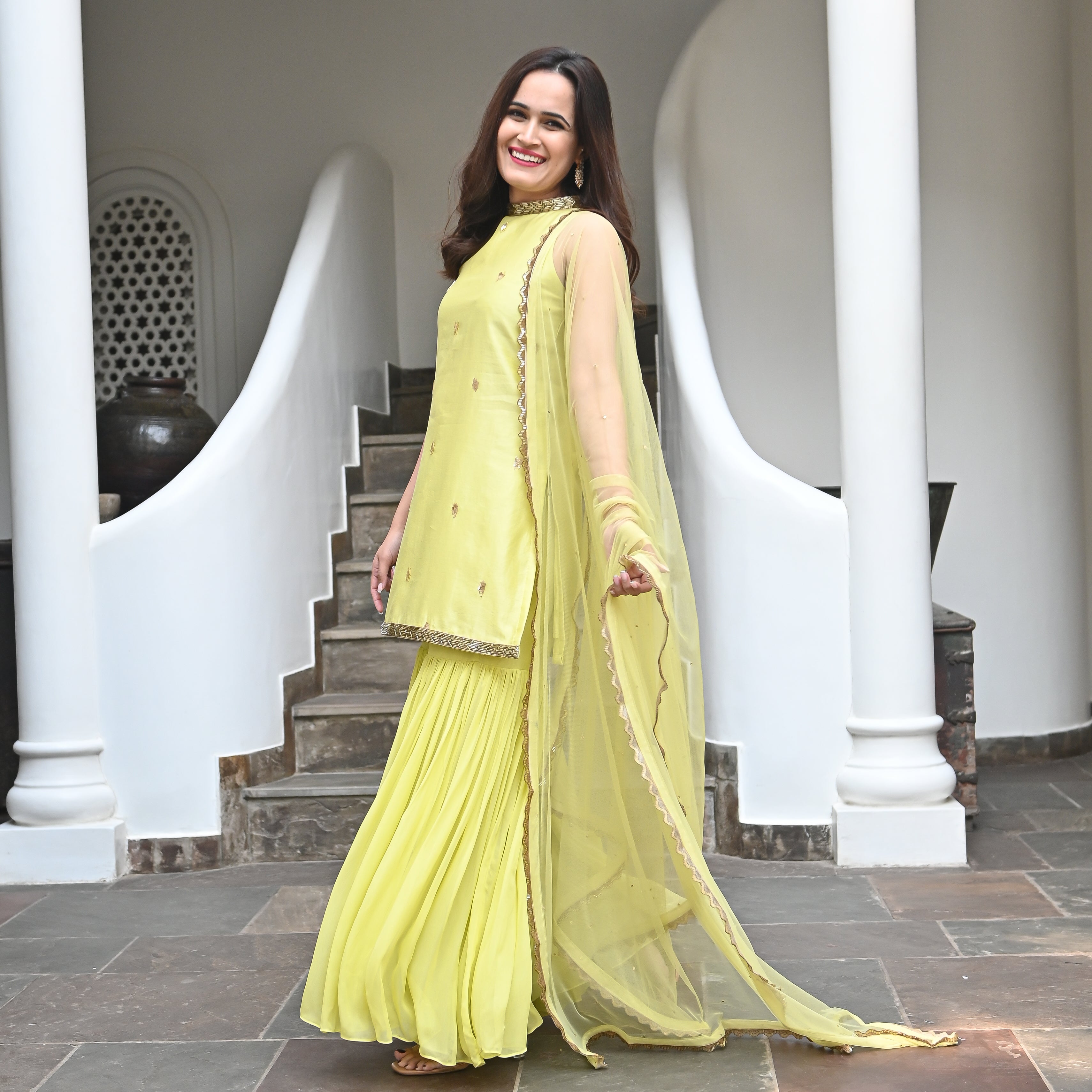 Sakina Yellow Designer Salwar Suit Set For Women Online